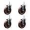 Service Caster 5 Inch High Temp Glass Filled Nylon Wheel Swivel 58 Inch Threaded Stem Caster Set SCC-TS20S514-GFNSHT-58212-4 - alternate 1
